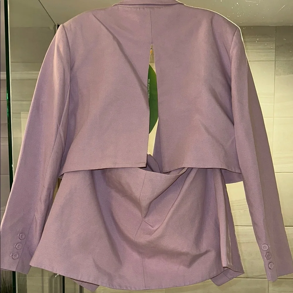 FARM Rio Lilac Women's Cutout Blazer - Picture 10 of 10